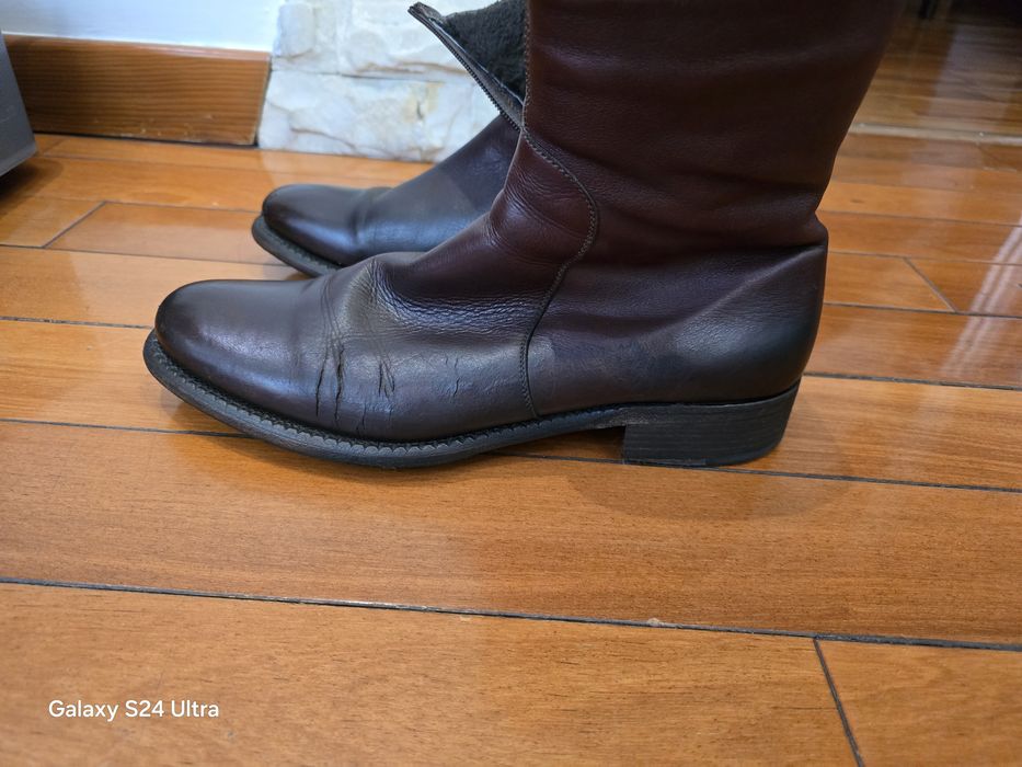 Мужские зимние сапоги  на меху Италия