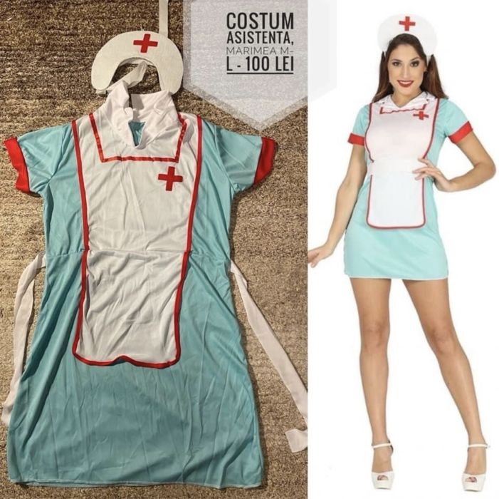 Costum Halloween/carnaval, asistenta M-L