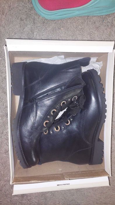 ghete noi de piele naturala 39