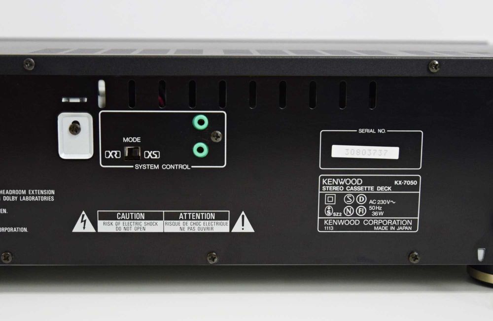 Deck 3 Head Kenwood KX-7050, casetofon