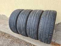 4 бр. летни гуми 225/55/17 Dunlop DOT 0315 2x5,5 mm 2x4 mm
