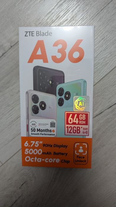 Продам смартфон ZTE Blade A36