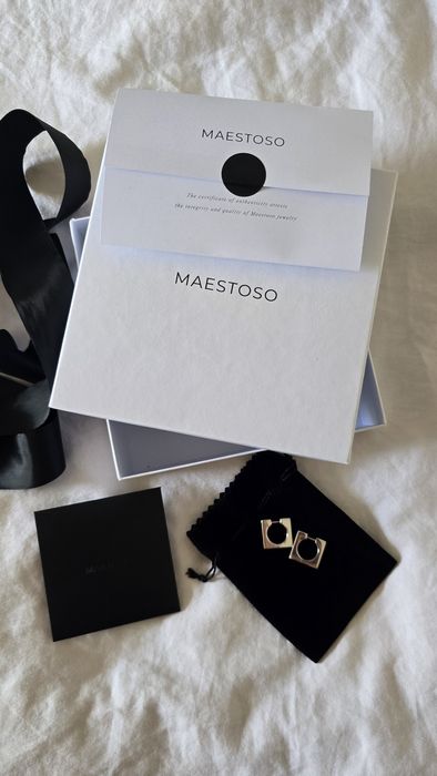 Cercei argint Maestoso