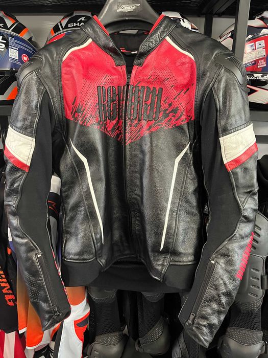 Кожено мото яке REKURV EVO 2.0, 50-M,всички протектори,вентилация