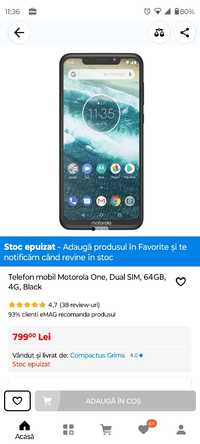 Motorola One 64GB functional