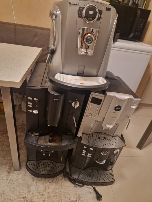 Expresoare marca AEG, JURA, SAECO, KRUPS