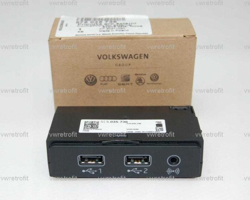 KIT CABLAJ si MUFA USB 8W0035736 Carplay Audi A4 A5 Q5 B9 Android Auto