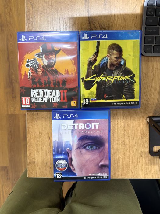 Playstation 5 игры, Rdr 2, Cyberpunk, Detroit