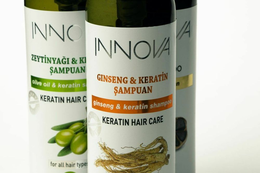 INNOVA shampun orginal zaytunli va gensenli shampuni optom ham bor