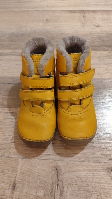 Ghete Froddo barefoot copii mărime 30 galben