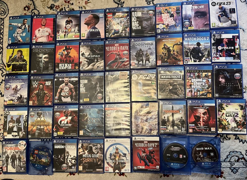 Продам Игры пс 5, диски пс 5/пс 4, игры пс 4