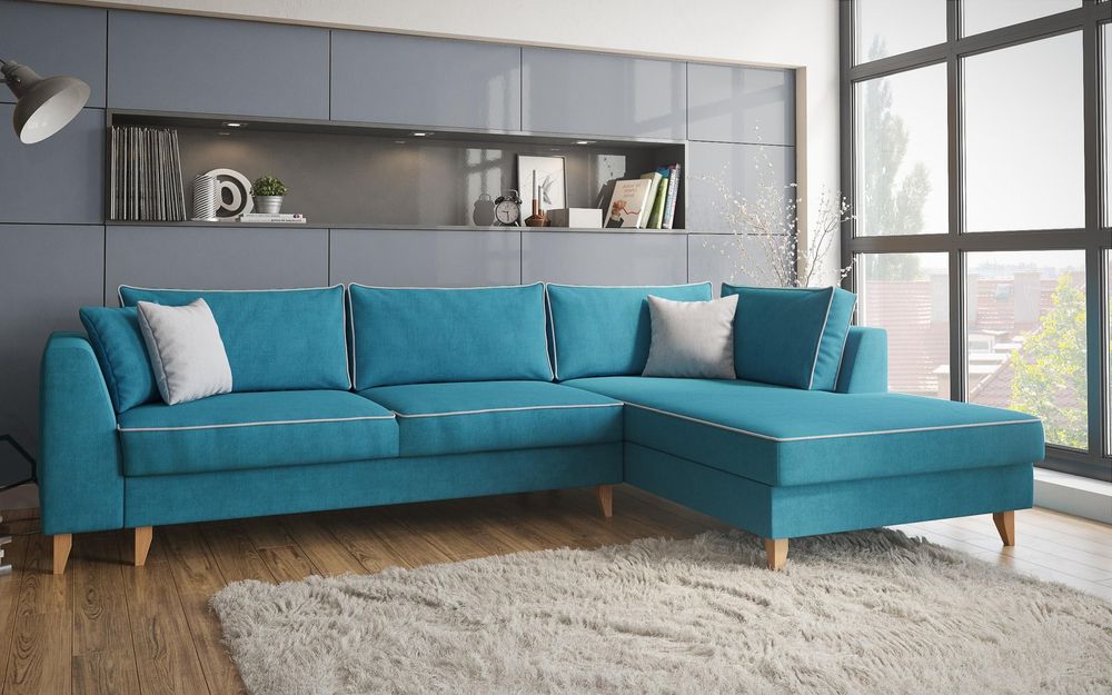 Coltar dreapta extensibil cu lada depozitare