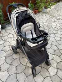 Vand Carucior copil pliabil+Scoica (scaun copil masina)cu isofix Graco