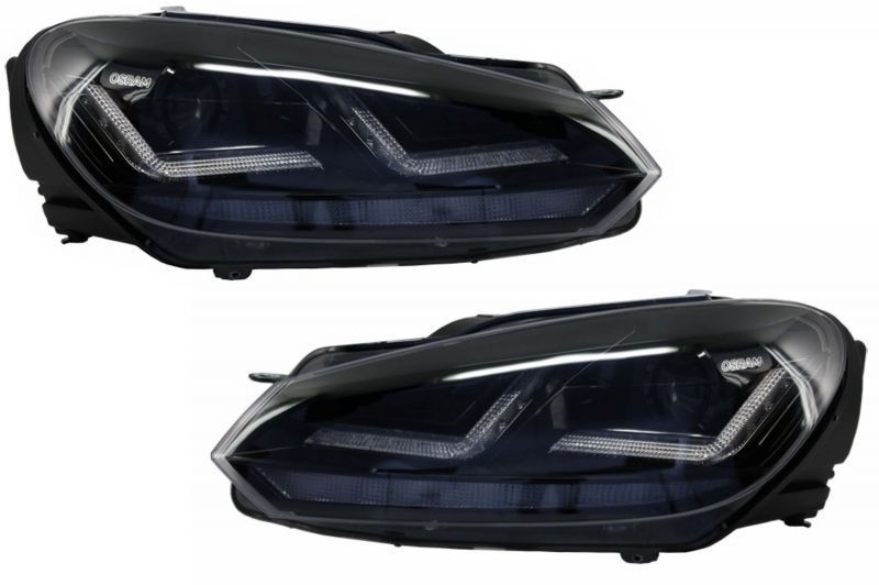 Faruri Osram LED compatibil cu VW Golf 6 VI (2008-2012) cu Stopuri LED