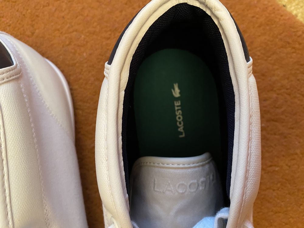 Ghete tip tenis marca Lacoste pt bărbați, nr 44,5. Noi!!!