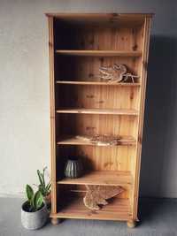 Дървена секция тип библиотека/ дървена етажерка
