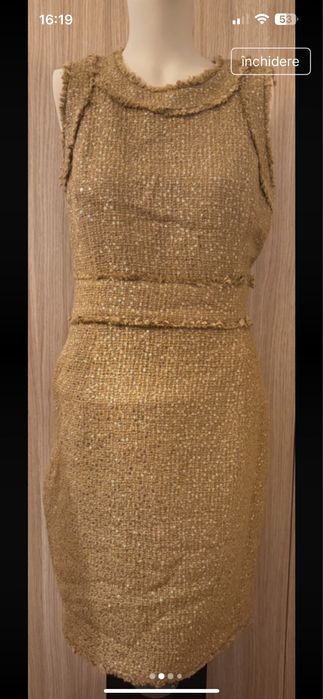 Rochita aurie stofa Michael Kors