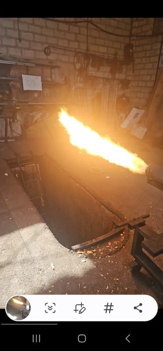 Горелка на отработке и на мазуте