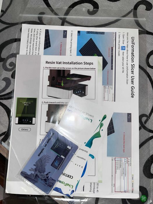3D Принтер UniFormation GK2 Bundle, GK2 + W230 & Cure2 + Resins