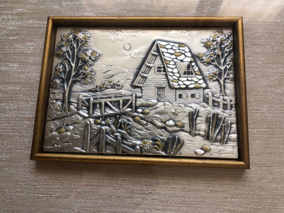 Tablouri cu foita de argint