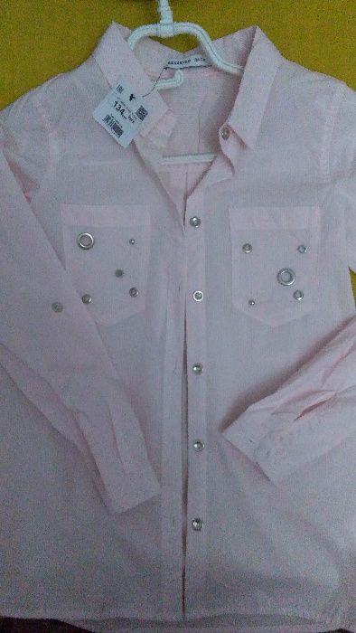 Vand camasa fete, 134, roz pal, Reserved, noua