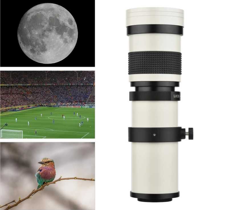 Andoer телефото обектив за Cacon Ef mount 420-800mm