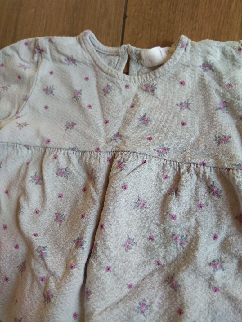 ZARA Tunica rochie bluza maneca lunga 6-9 luni 68 74 cm toamna iarna