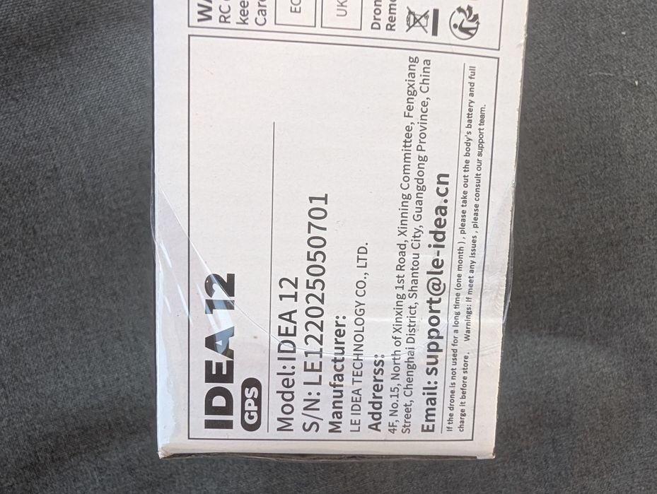 SIGILAT - Drona LE-Idea 12 GPS - Motor Brushless