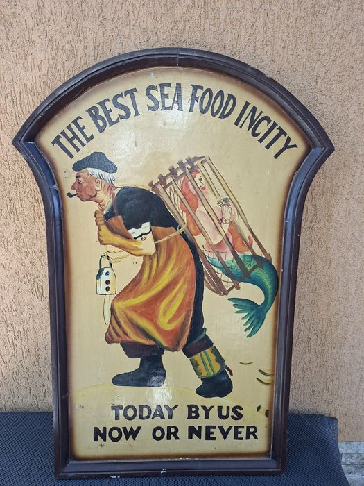 Reclama, reclame vechi  lemn