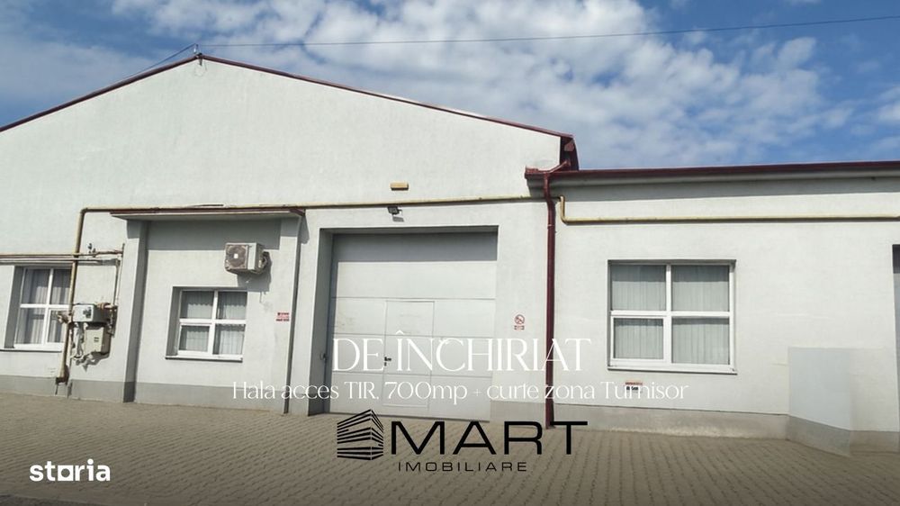 Hala Industriala 700mp + curte zona Turnisor