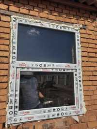 Окна двер витраж  стекло пакет ремонт окна .пластик есік терезе