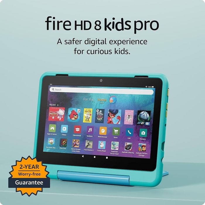 Tableta Amazon Fire HD 8 Kids Pro tablet (2024), 8" HD, 32GB