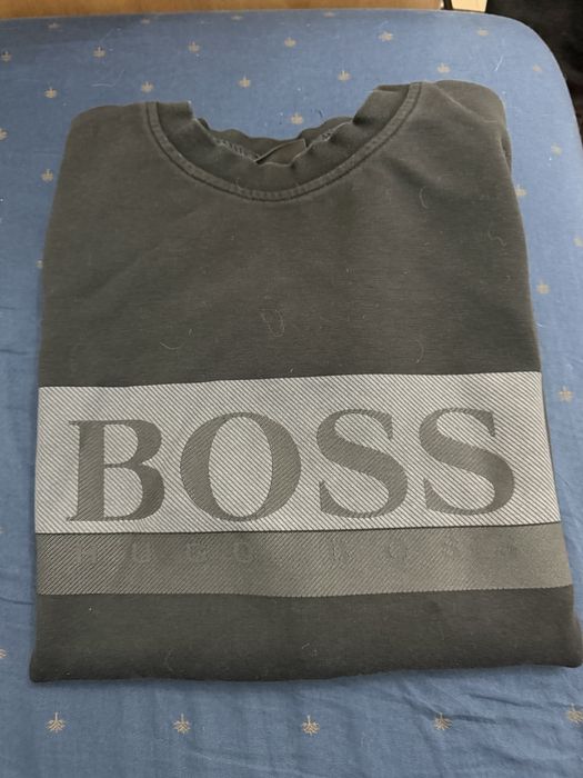 AUTENTIC Hugo Boss Bluză/Pulover Logo Bărbați/Unisex | Mărime XL/L