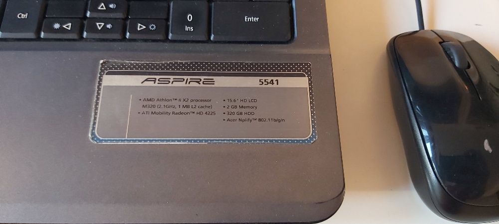 Laptop Aspire 5541 Emachines E644 cu DVD mouse incarcator
