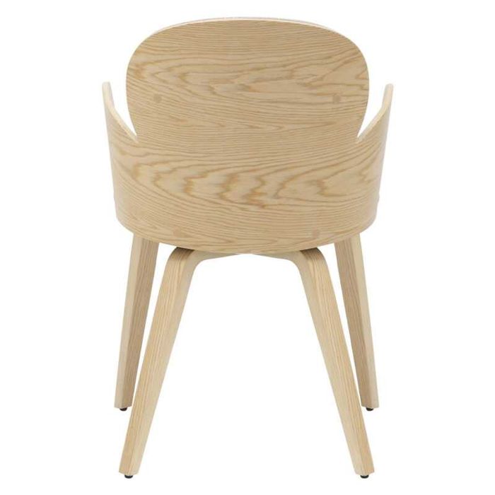 Трапезен стол, HM9974.01, Екрю, Сив, Polywood, 56х56х83см.