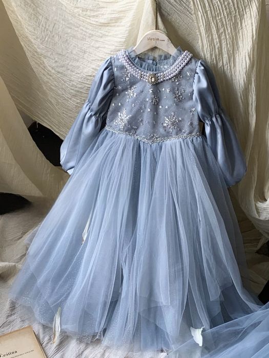 Платье Эльзы 100, 110, 120 рост 3,4,5,6 лет