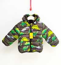 Куртка с динозаврами для мальчиков от 2 до 7 лет, осенняя.