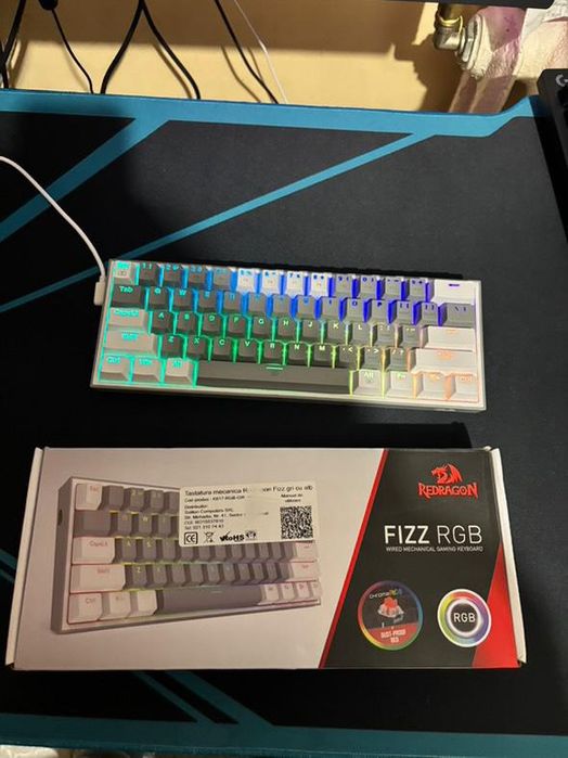 Vând Tastatură redragon Fizz K617 60%