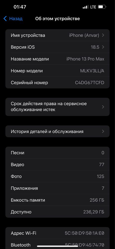 13 pro max 256 gb ideal