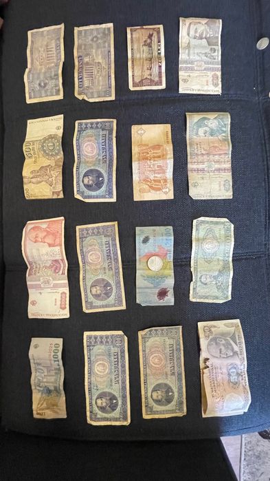 Bani vechi Românești, monede si bagnote .