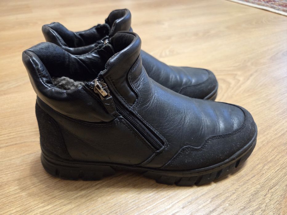 Зимние ботинки, натуральная кожа, мех. 36р.