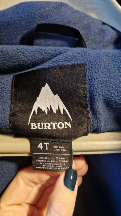 BURTON грейка + ръкавички (детска цяла сноуборд/ски грейка за 4-5 годи