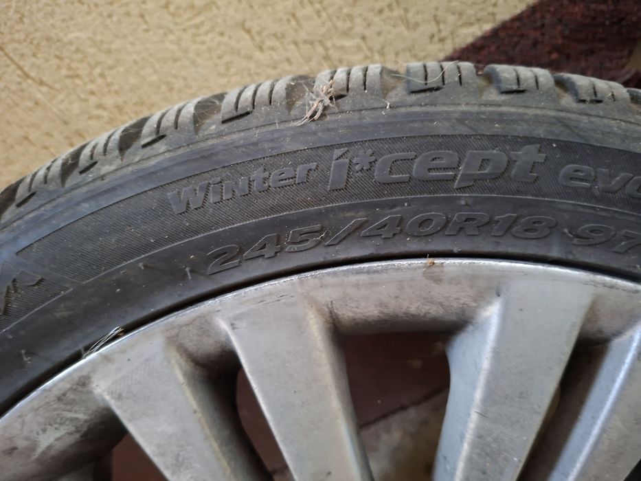 Jante aliaj cu cauciucuri de iarnă 18 Opel insignia