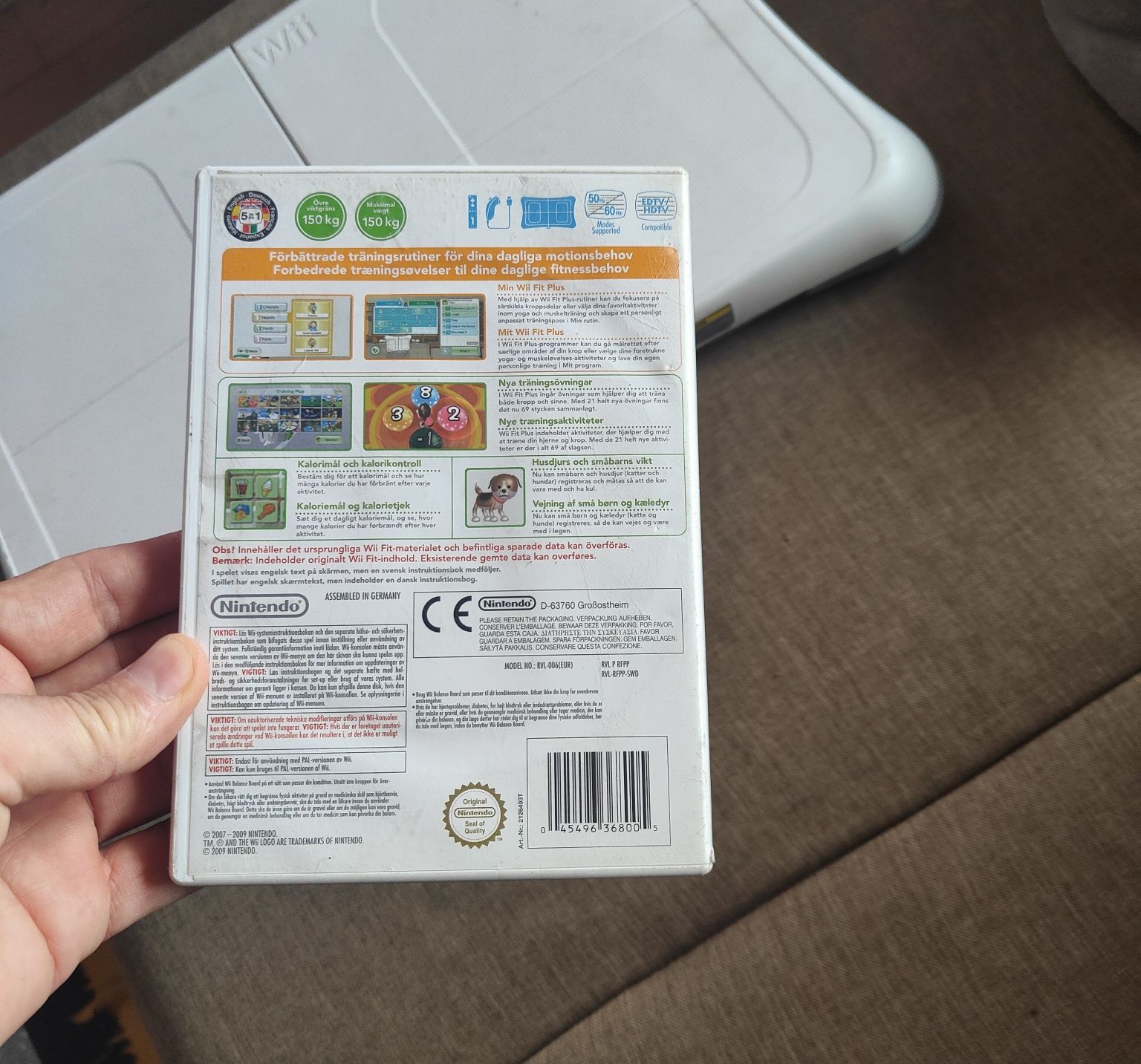 Placa Balance Board Nintendo joc inclus Wii Fit Plus
