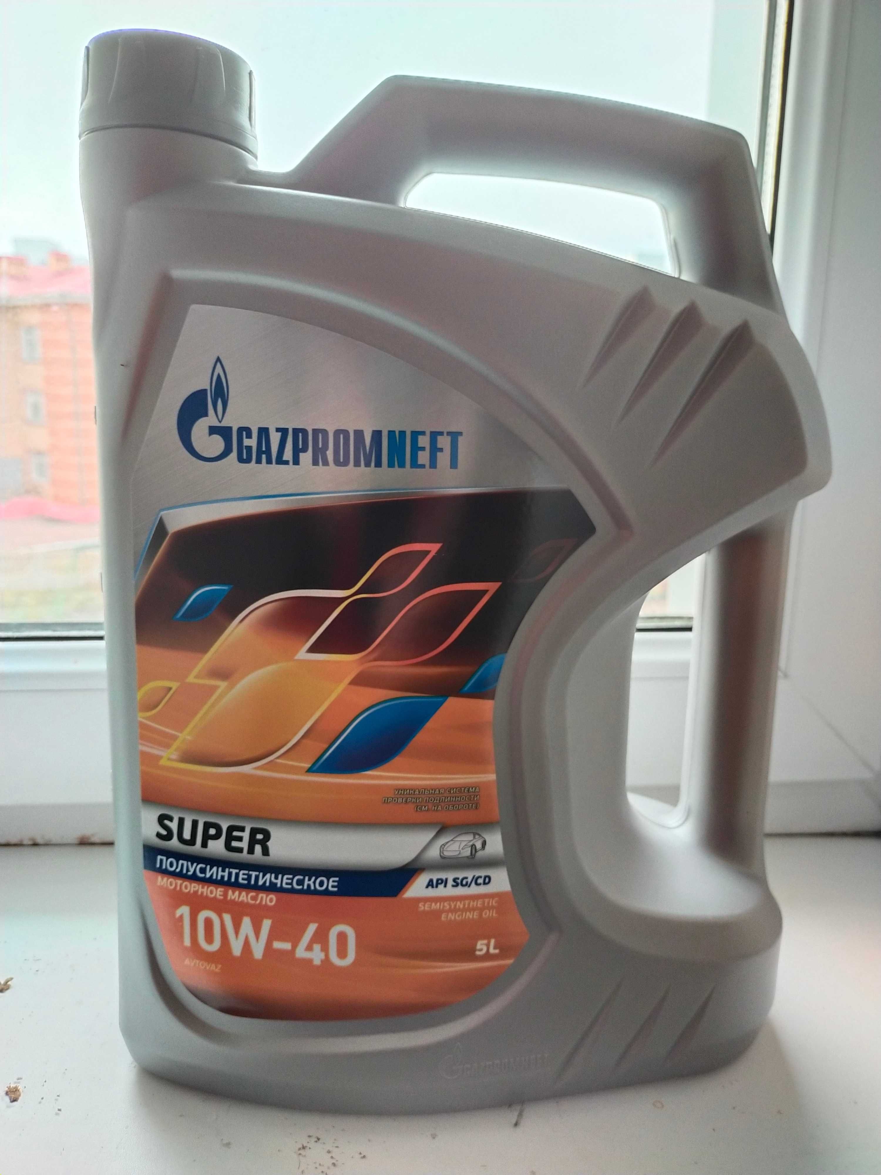 Моторное масло  Gazpromneft Super 10W40 5 л