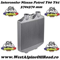 Intercooler Nissan Patrol Y60 Y61  - 370x370 mm