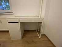 Birou MICKE IKEA alb