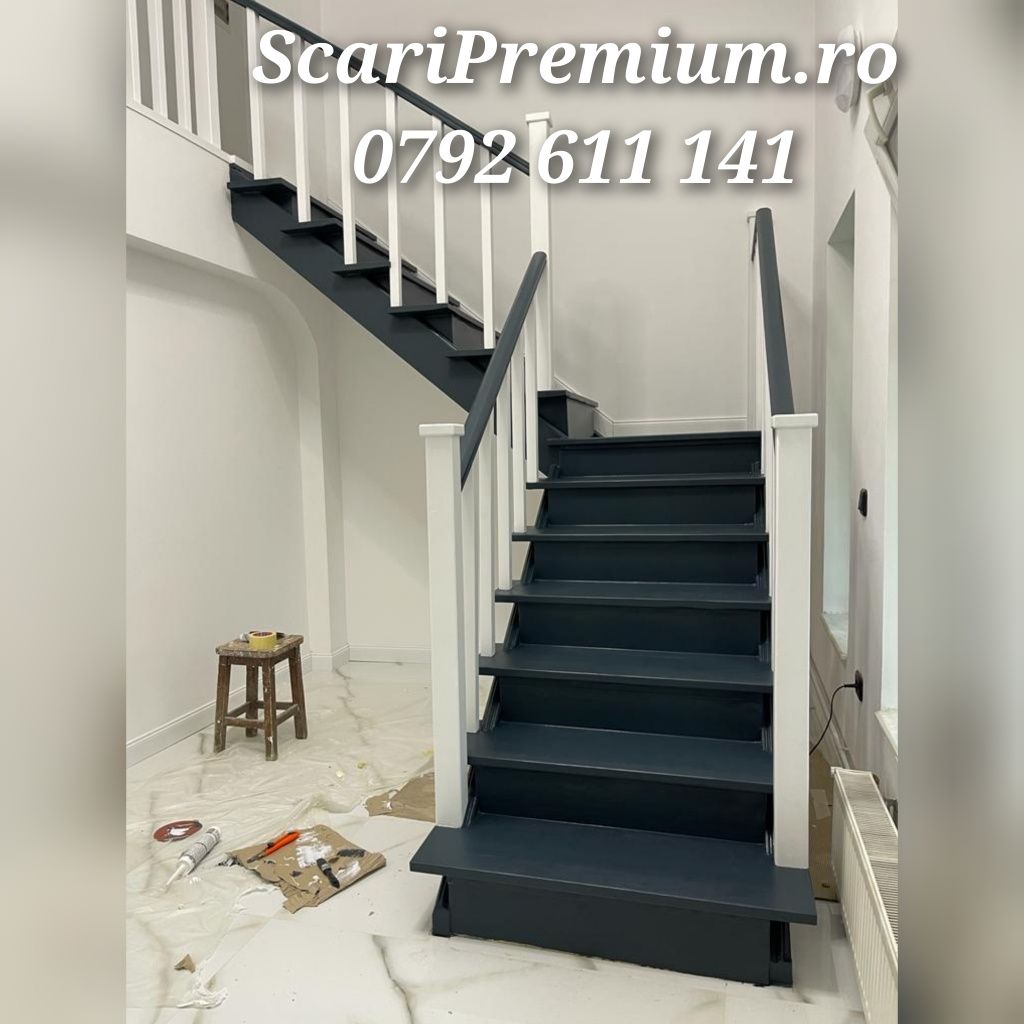 Scari stejar, scari lemn masiv, trepte stejar, scari moderne,scari lux