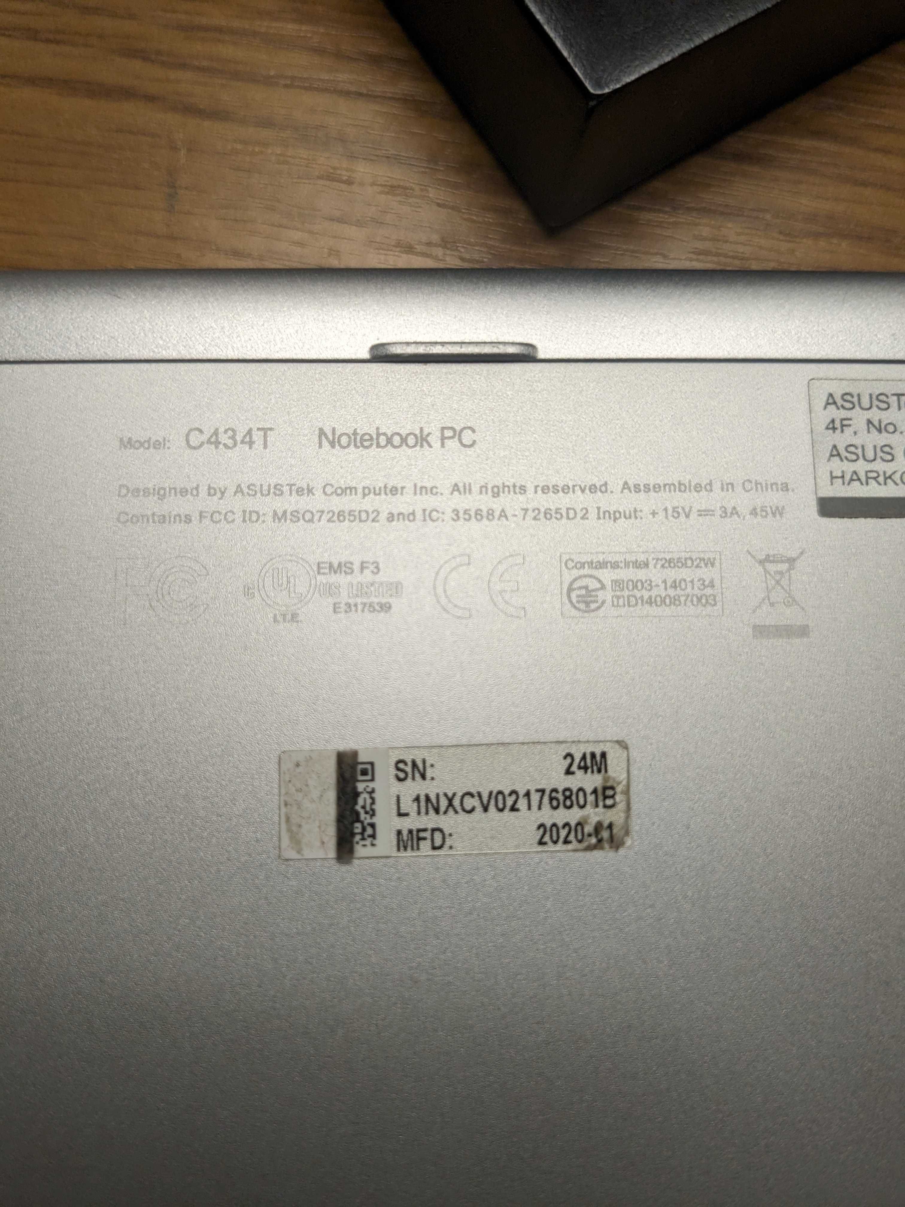 Laptop Asus Chromebook 2 in 1