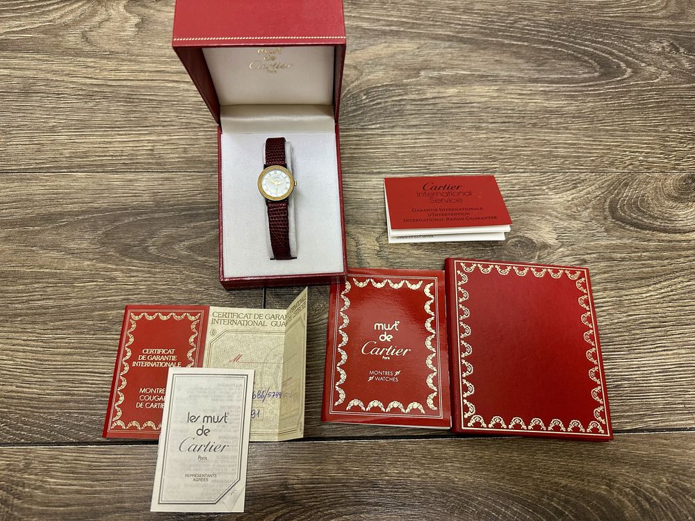 Ceas must de cartier vintage colectie
